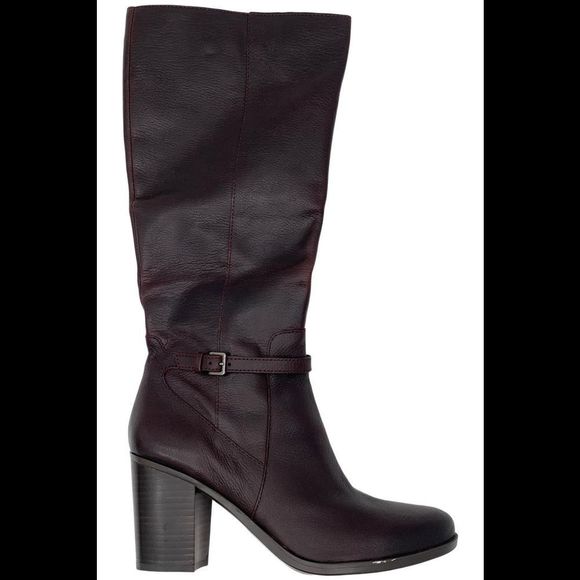 Naturalizer Women's Kalina Medium Calf Knee High Boots Wine - Medium - Picture 1 of 2